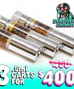 Deadhead Chemist DMT 3 Cartridges Deal .5mL